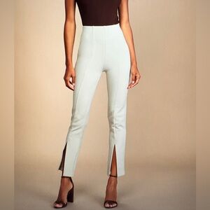 Lulu's Cream Ankle Pants